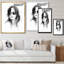 Portrait d'un mannequin élégant - impression sur toile glamour-2028849922-2028849924