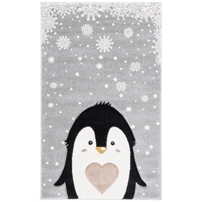 Tapis gris clair / noir Stagbriar