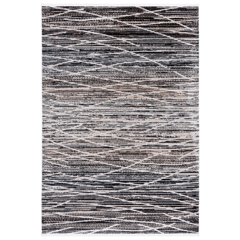 Mila 222 Performance Abstract Rug, Rectangle 4' x 6'