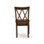 Ensemble de salle à manger moderne de 5 pièces comprenant une table rectangulaire en bois avec rallonge papillon et 4 chaises de salle à manger en lin, 81 x 152 cm, acajou-264839524-264839526