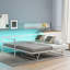 Lit de jour simple en métal avec lit gigogne-375261358