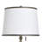 Alcester Steel Table Lamp - Hayla Gold - White Shade