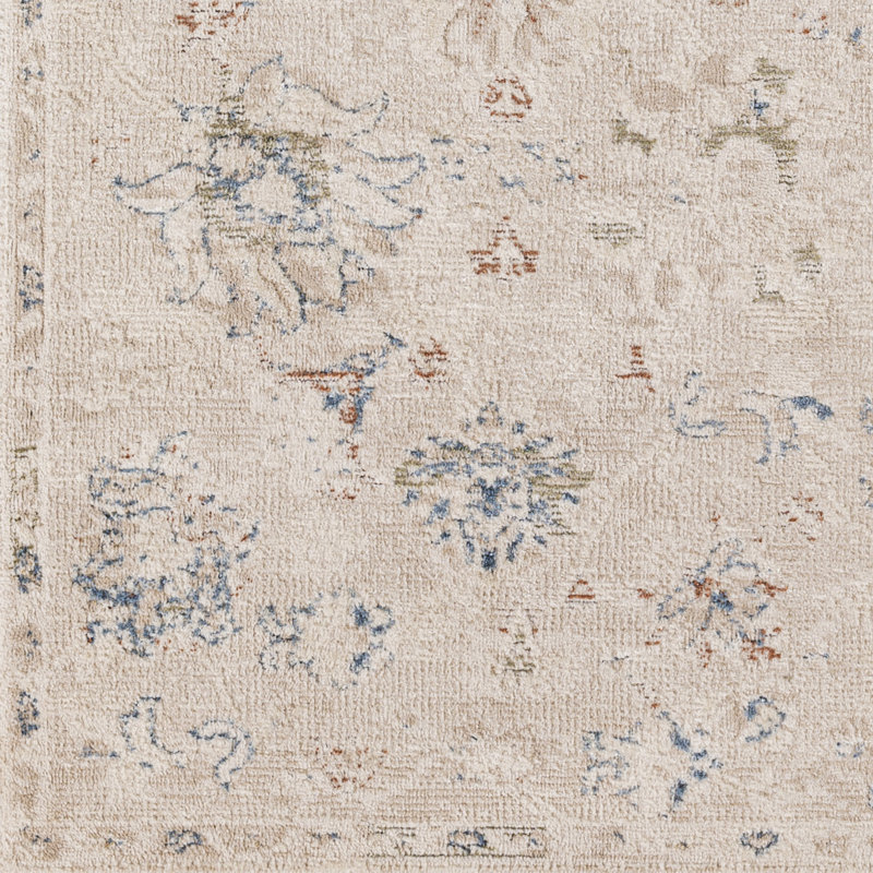 Tapis ivoire Mahn, Tapis de couloir 2 pi 5 po x 8 pi