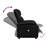 Vidaxl Massage Chair Black Faux Leather