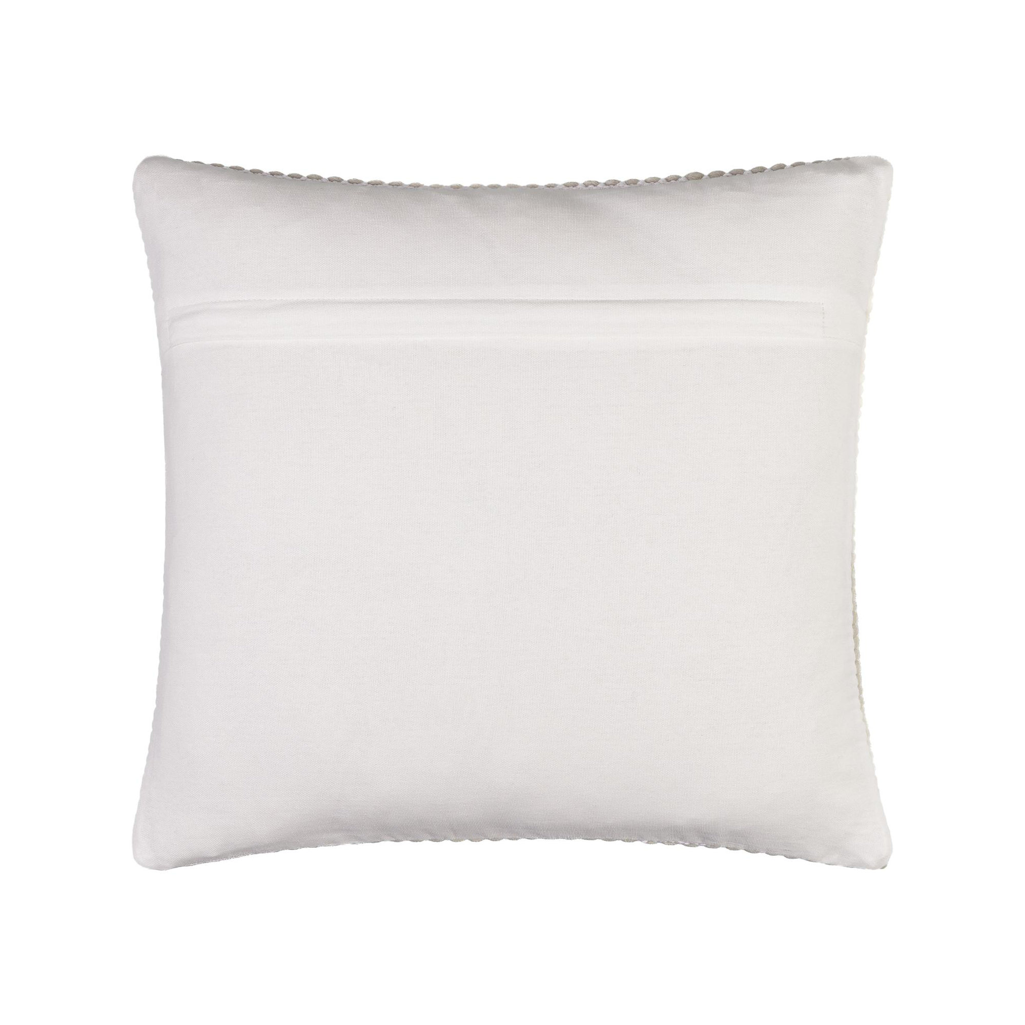 Waverly Wool Throw Pillow, Gray, Polyester/Polyfill, 22" x 22"