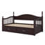 Lit de jour avec lit gigogne, lit de jour extensible avec deux tiroirs de rangement-585230762