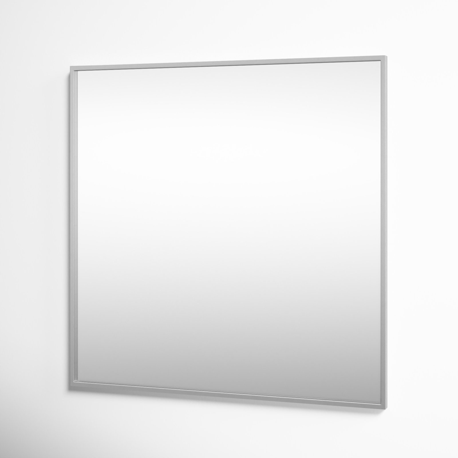 Sabine Metal Rectangle Wall Mirror, 36" x 36", Black