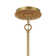 Abbott 5-Light Pendant in Distressed Gold by Breegan Jane