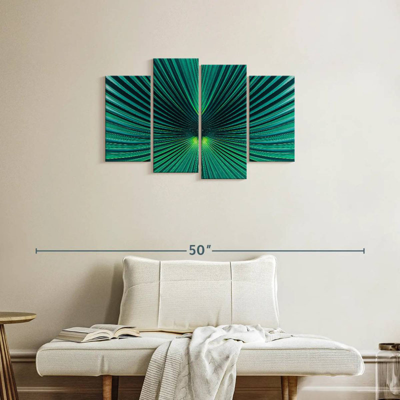 Harnek Palm Leaf Texture, 22" H x 36" W