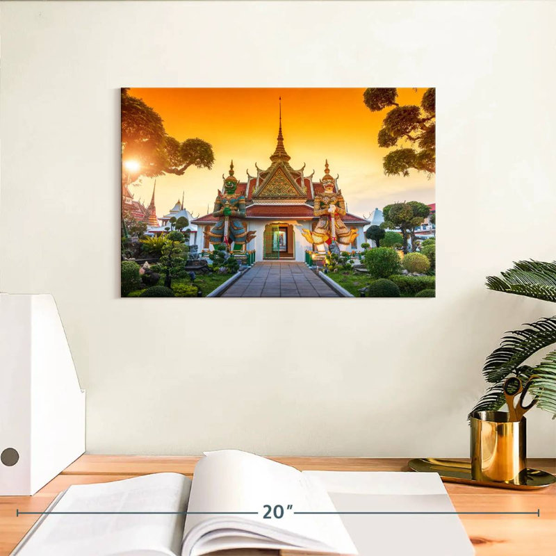 Adella Wat Arun Gate, 8" H x 12" W