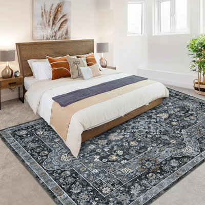 Tapis rétro pour salon, tapis lavables à la machine pour la cuisine de la chambre à coucher, bureau, couloir