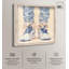 Art mural doux avec espadrilles bleues et fleurs-115136786-115136791
