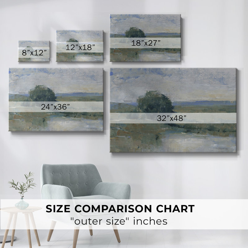 Impression sur toile Riverbank Impression I-Gallery, H 12 po x l 18 po