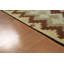 Tapis turquoise / brun en laine noué à la main de conception unique 5 pi 5 po x 7 pi 4 po Bikram