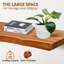 Tablette flottante Live Edge, bois massif d'acacia, pour décoration murale, cuisine, salle de bain, espace de travail (ensemble de 2)-1479618828