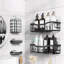 Livsey Adhesive Stainless Steel Shower Caddy-1607476805