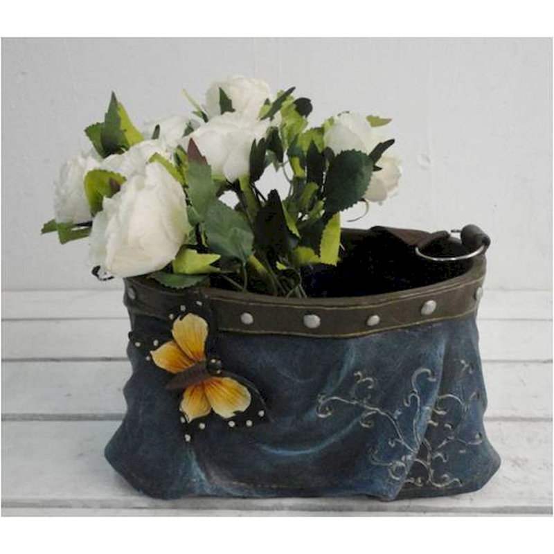 Pot de fleurs en résine Bersani