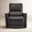 Fauteuil inclinable électrique pivotant en cuir véritable Sant (ensemble de 2)-121439192