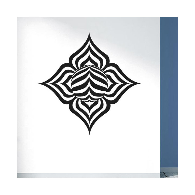 Abstract Wall Decal, Black