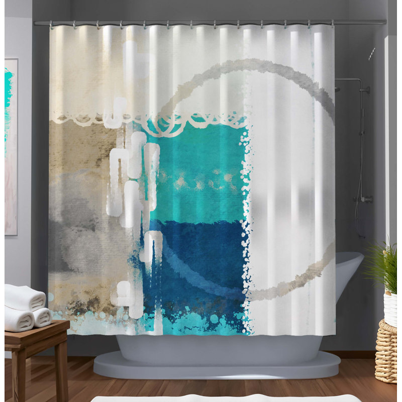 Rideau de douche abstrait Sontee
