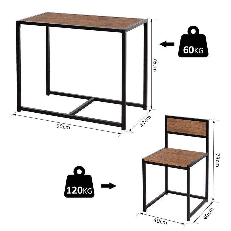 Edmeston 2 - Person Dining Set