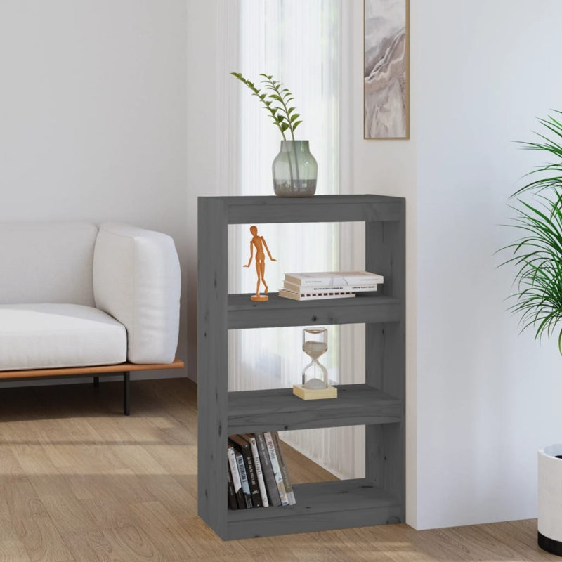 Geisha Etagere Bookcase, Grey, 103.5cm H x 60cm W x 30cm D