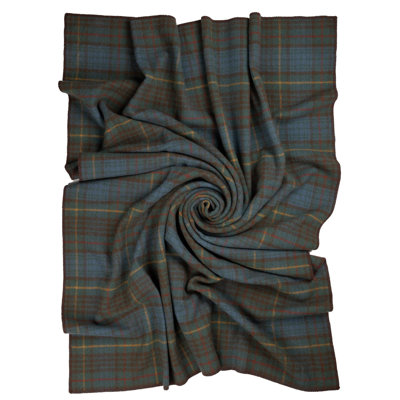 BIGTHROWTartan Hand Woven Throw Blanket