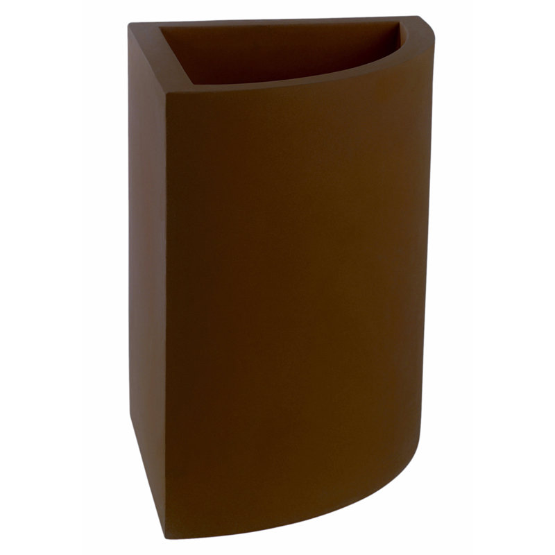 Angular Resin Pot Planter, Bronze