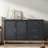 Murphy Bed with frosted glass doors design, fake drawers-438879905
