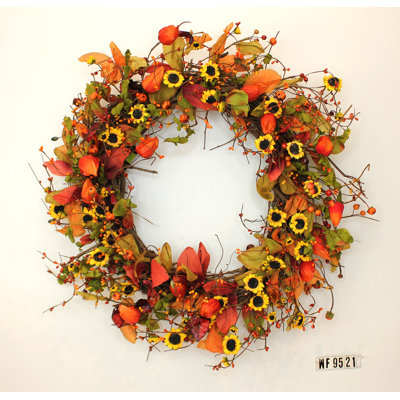 Faux Berry Silk 24'' Wreath