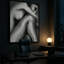 Quieturrender Framed Canvas Wall Art by Kasian Art Studio - Black Frame