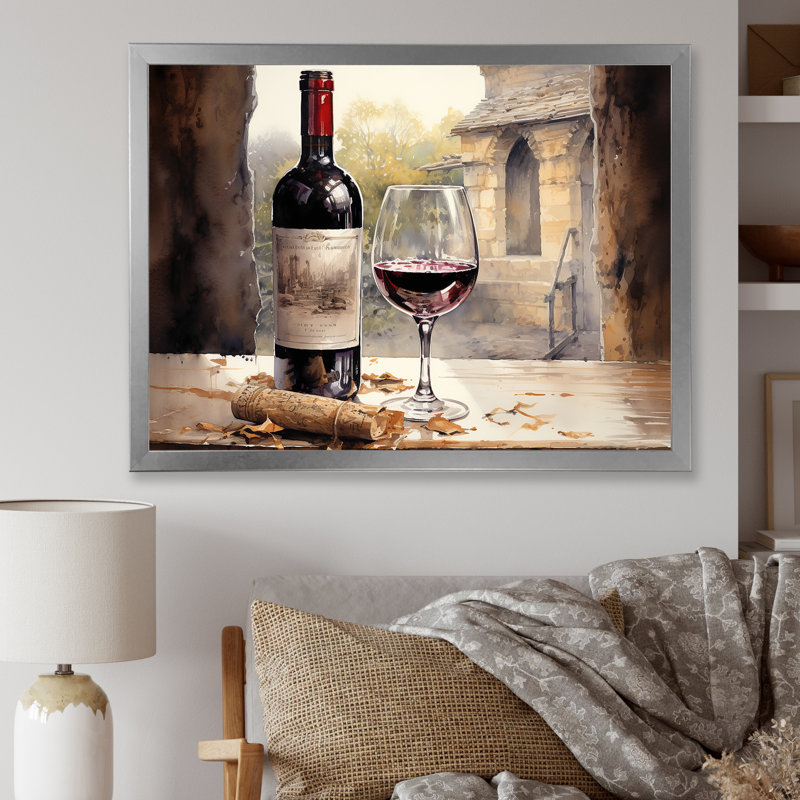 Ports Presence sur toile, Cadre simple argenté, H 24 po x l 32 po x P 1 po
