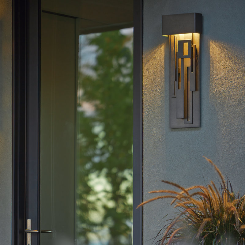 Collage Large Dark Sky Friendly LED Outdoor Flush Mount, Coastal White