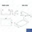 Tablette en acier inoxydable pour micro-ondes, certifiée NSF-83845870