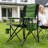 Folding Camping Chair With Cup Holder And Storage Bag, Heavy Duty Support 400 LBS, Oversized Collapsible Portable Camping Chair For Outdoor Camp, Picnic, Travel, Fishing Green-658029193