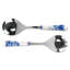 Spode Blue Italian Salad Servers S/2 10"