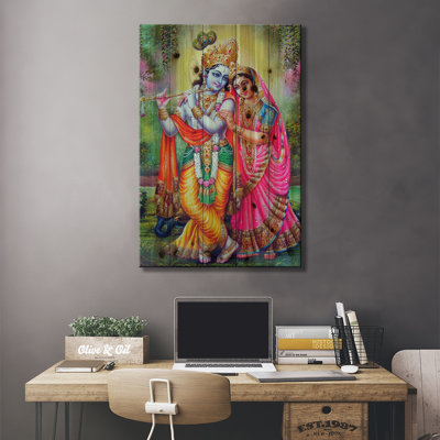 Krishna et Radha dieux indous