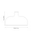 Shandon 1 - Light Black Dome Pendant-2145195695