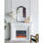 24"X 42" Classic Design Mirror With And Baroque Inspired Frame For Bathroom, Entryway Console Lean Against Wall