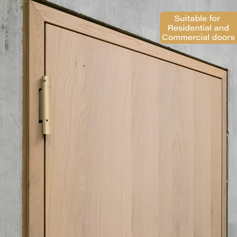 64'' x 64'' Steel Surface Mount Hinge, Brushed Brass