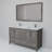 Jacques 60 in. W x 22 in. D Double Bath Vanity, Faucet Set and 58 in. Mirror-51245000-113024817