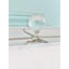Grande lampe de table en fer et en cristal 36,5 po Elaina-612793241