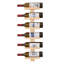 Open Shelving Wine Bottle Rack Brown