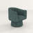 Faux Leather Swivel Barrel Chair-145704130-170896855