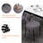 Boucle Dining Chairs Set of 2, Upholstered Dining Chairs with Black Metal Legs, Modern Dining Chair-1050632455