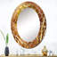 Golden Woman Lips - Miroir mural moderne-1277667714