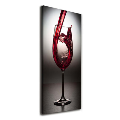 Red Wine - Wrapped Canvas Print
