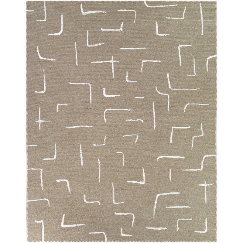 Tapis brun clair Dinithi, Rectangle 5 pi 3 po x 7 pi