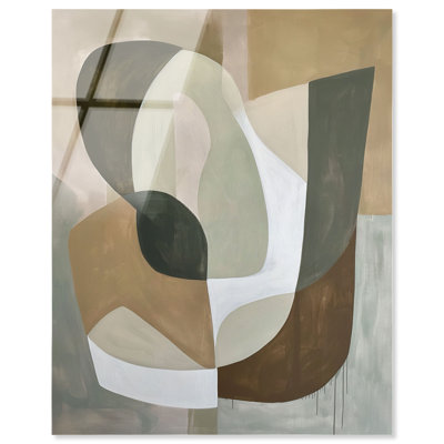 Dreamy Shape Pulse I High-Gloss Frameless Acrylic Glass Wall Art Abstract Print by Oliver Gal, Ready to Hang, 16 x 20