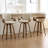 Modern Upholstered Swivel Counter Height Bar Stool-2107849368